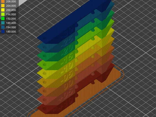 Relative Temperature & Bridging Tower - Adjustable Layer Height Remix