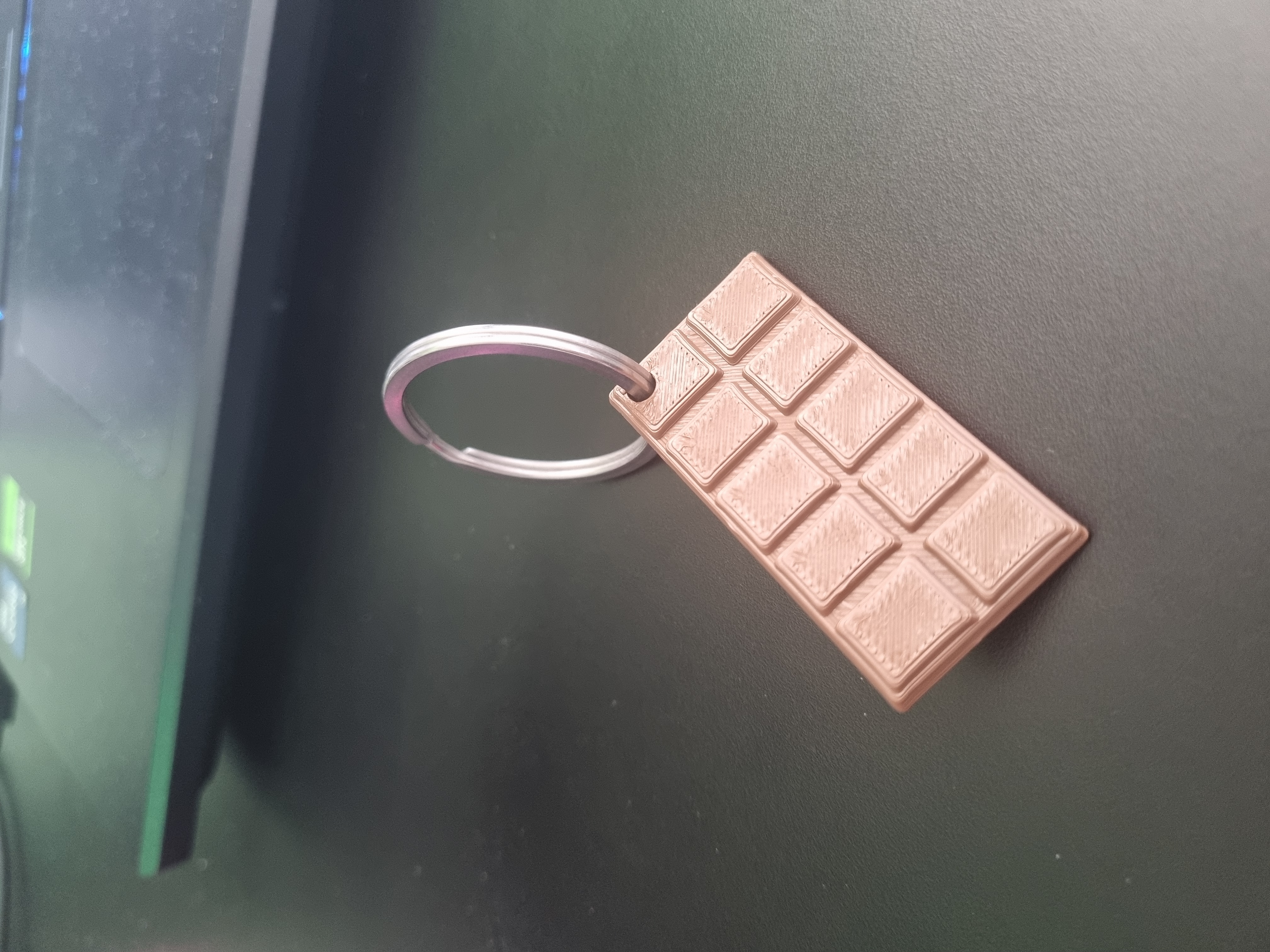 Chocolate Bar Keychain