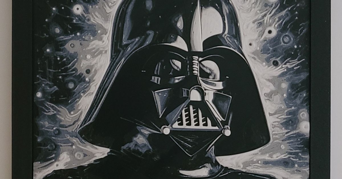 Darth Vader - Hueforge - Filament Painting by Bedlam Threadz | Download ...