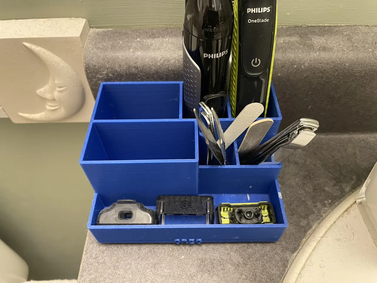 Bathroom Counter Organizer by presantg | Download free STL model ...