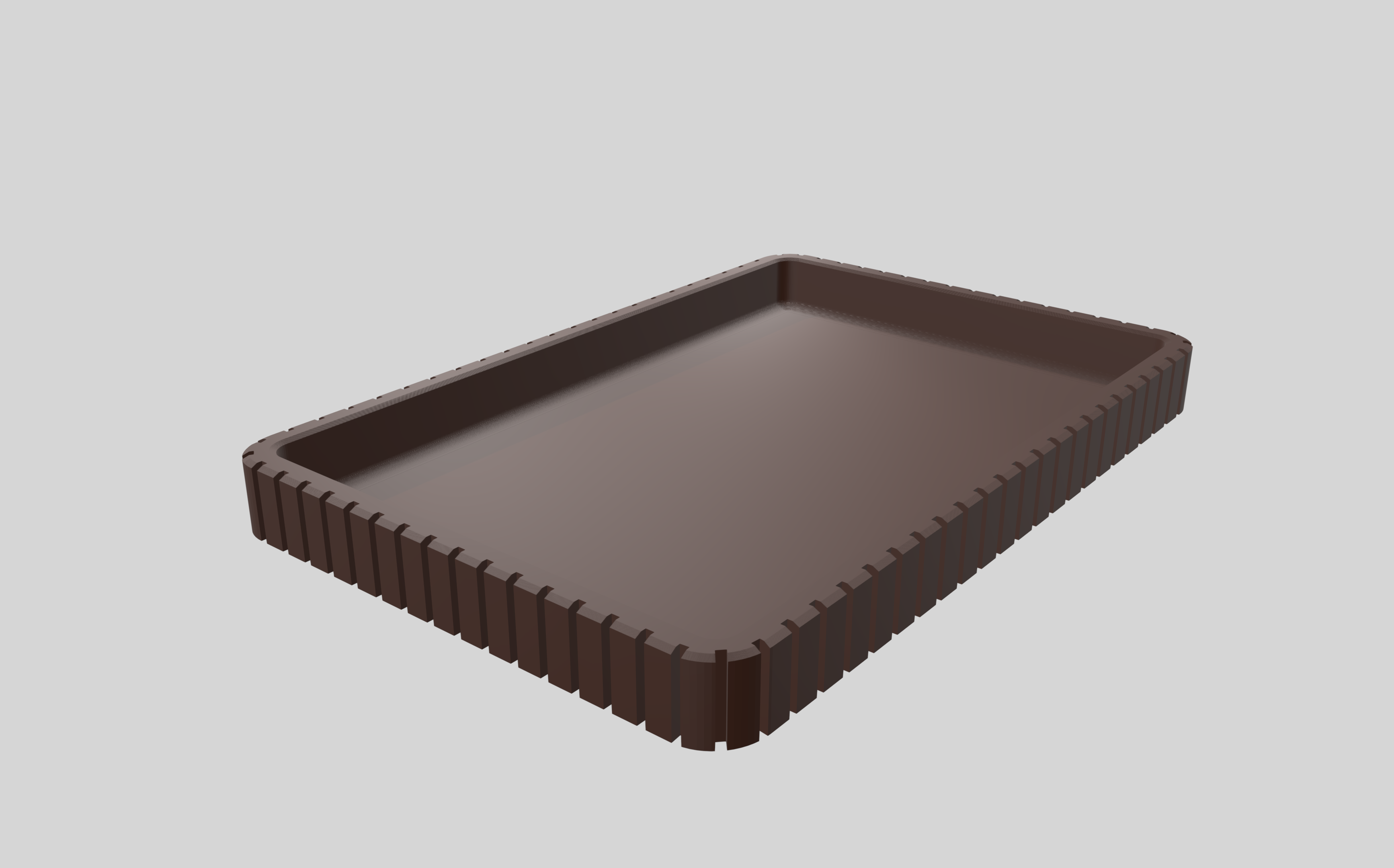 Ribbed Catchall Tray (Ikea BJÖRKÖVIKEN Style)