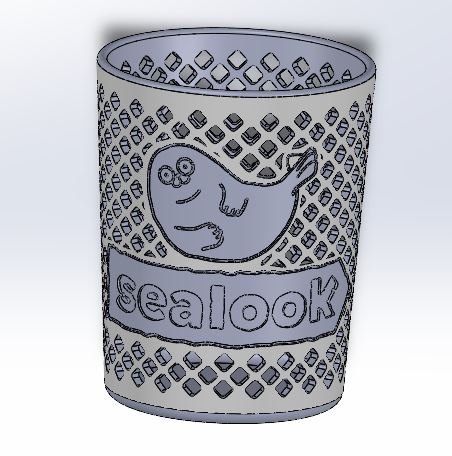 Kelímek na tužky tuleň - seal - Sealook