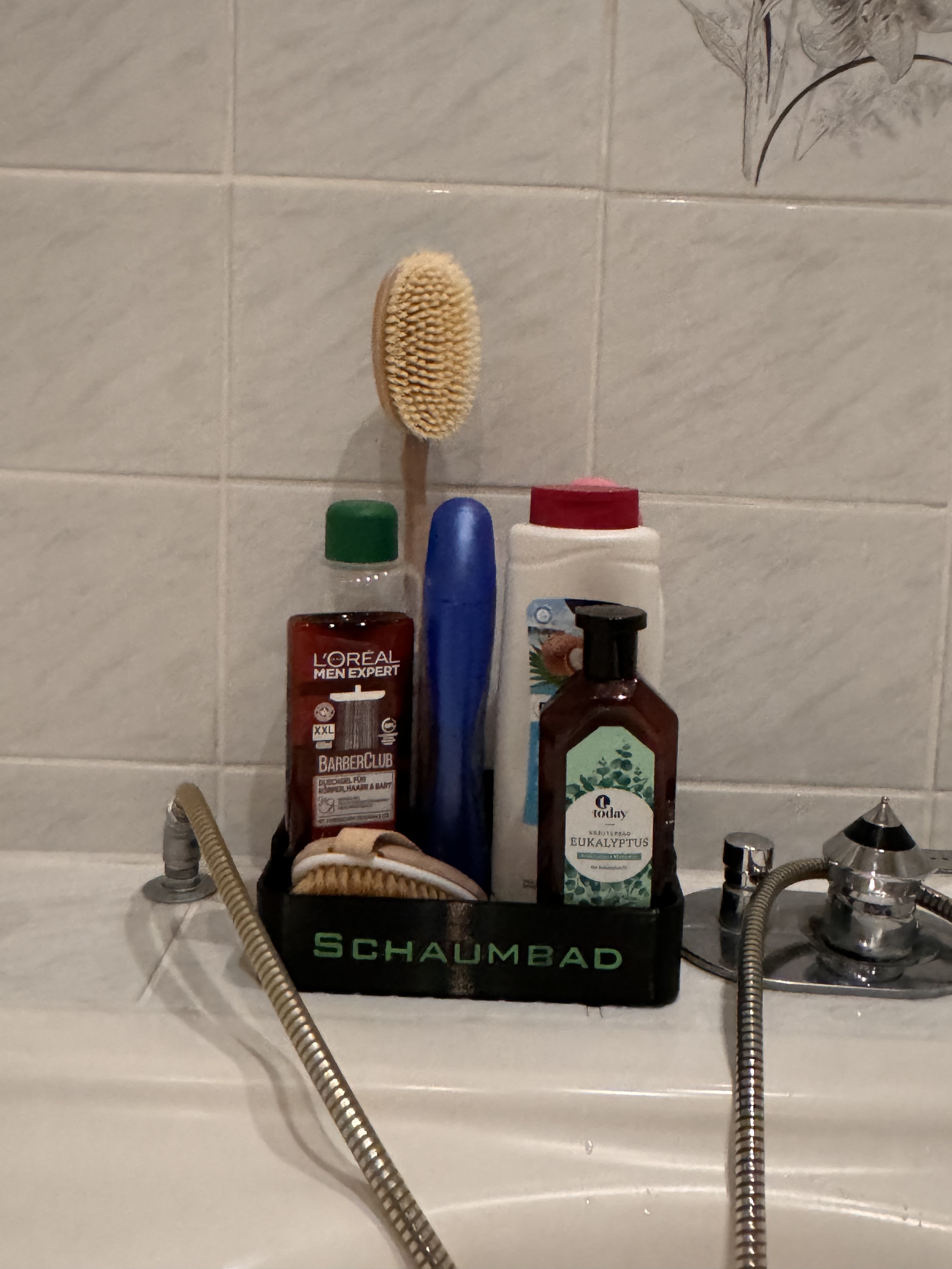 Bubble bath holder by Manny.A Download free STL model