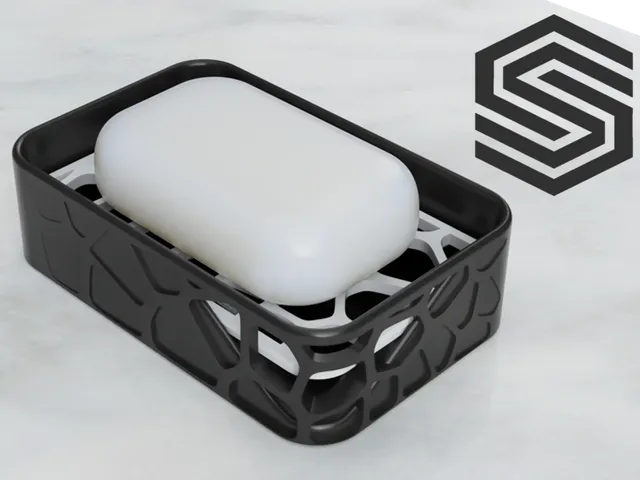 Designer Voronoi Soap dish