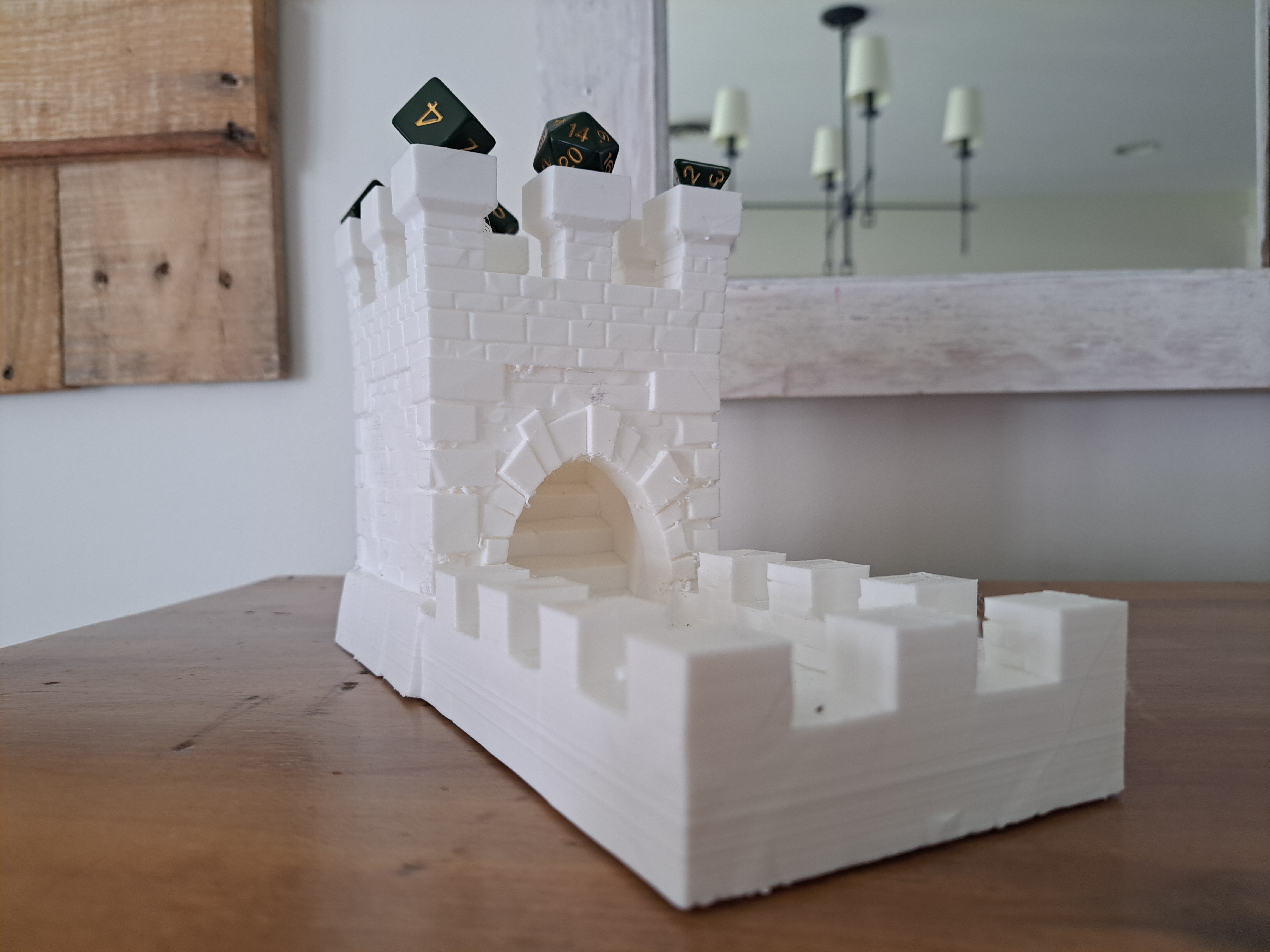 Miniatura 3 do modelo 3D Dice Tower And Stand