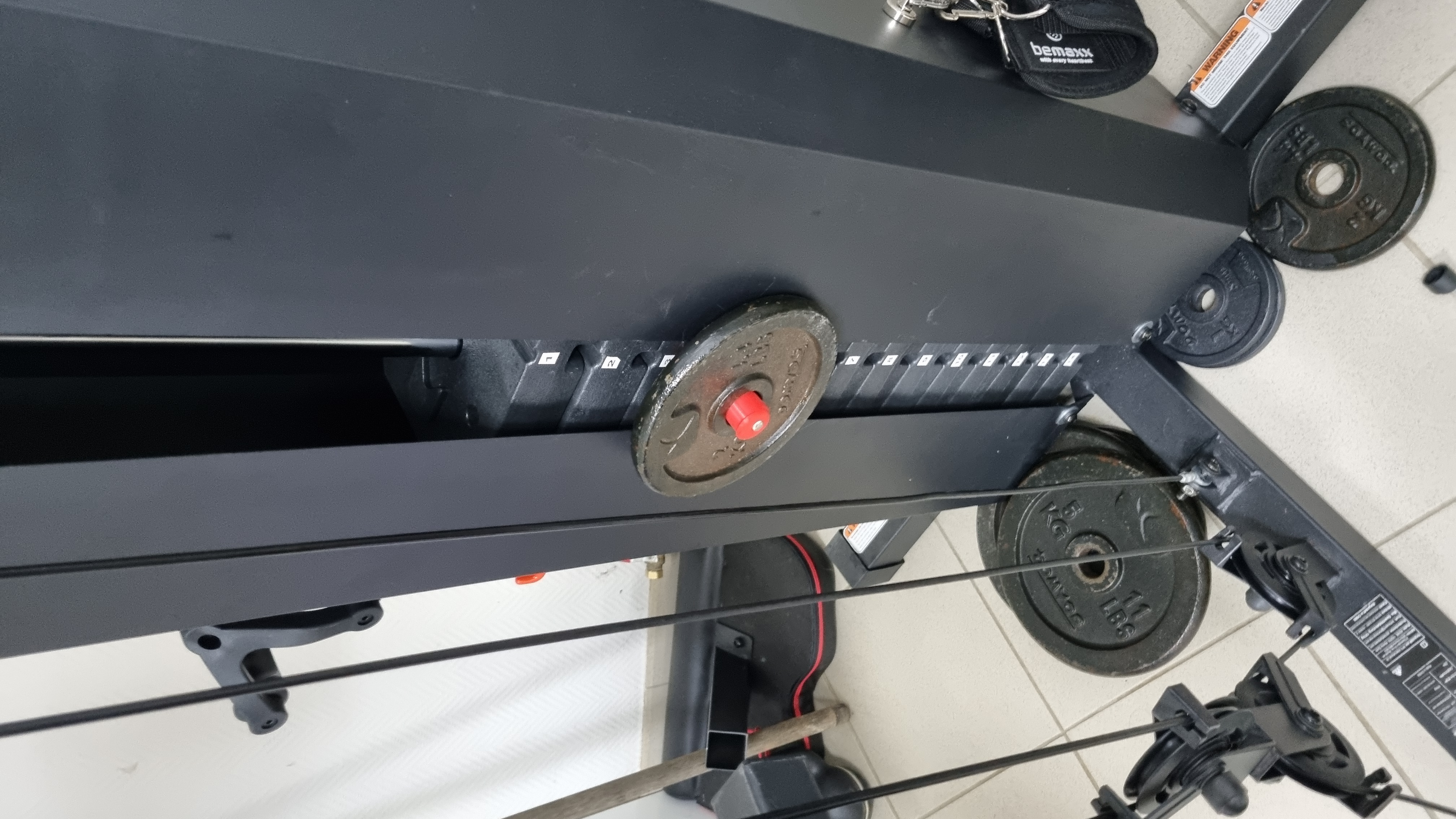 Goupille porte poids musculation 10mm