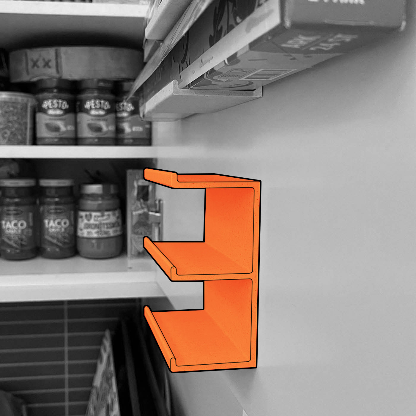 Cling Wrap Storage by NEWSTREAM Download free STL model