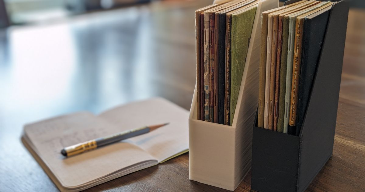 Pocket Notebook File Box by Beiro Falone Download free STL model