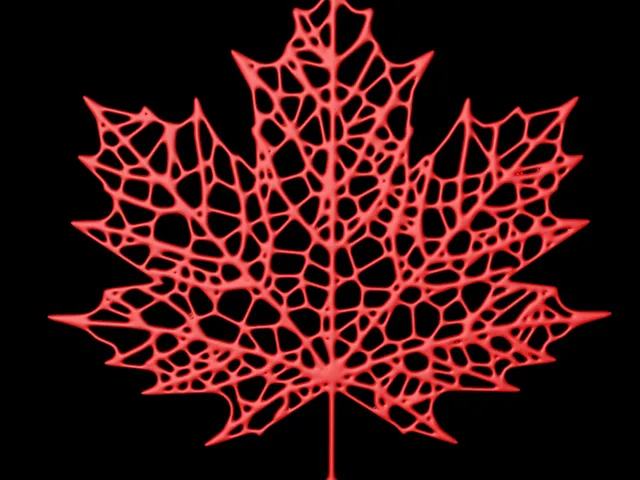 Voronoi Maple Leaf