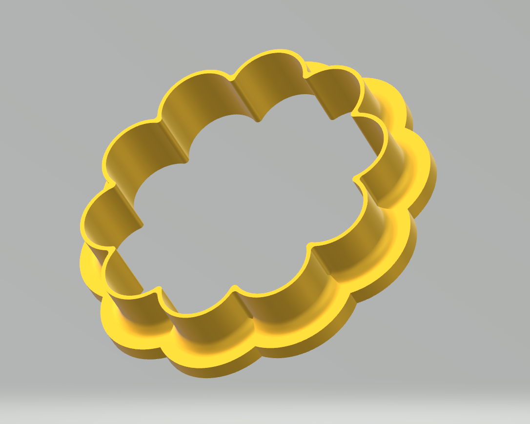 Flower cookie cutter
