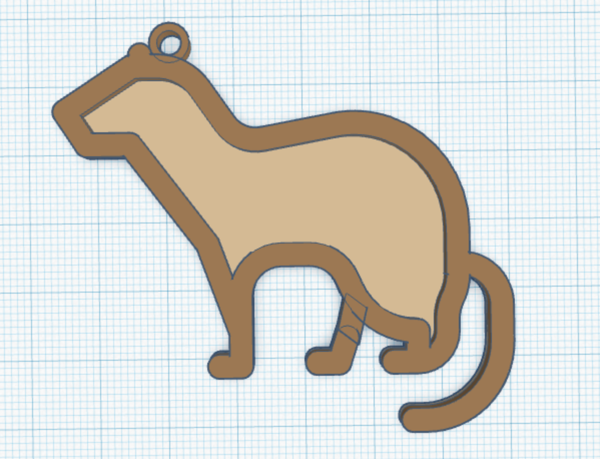 Capybara Keychain