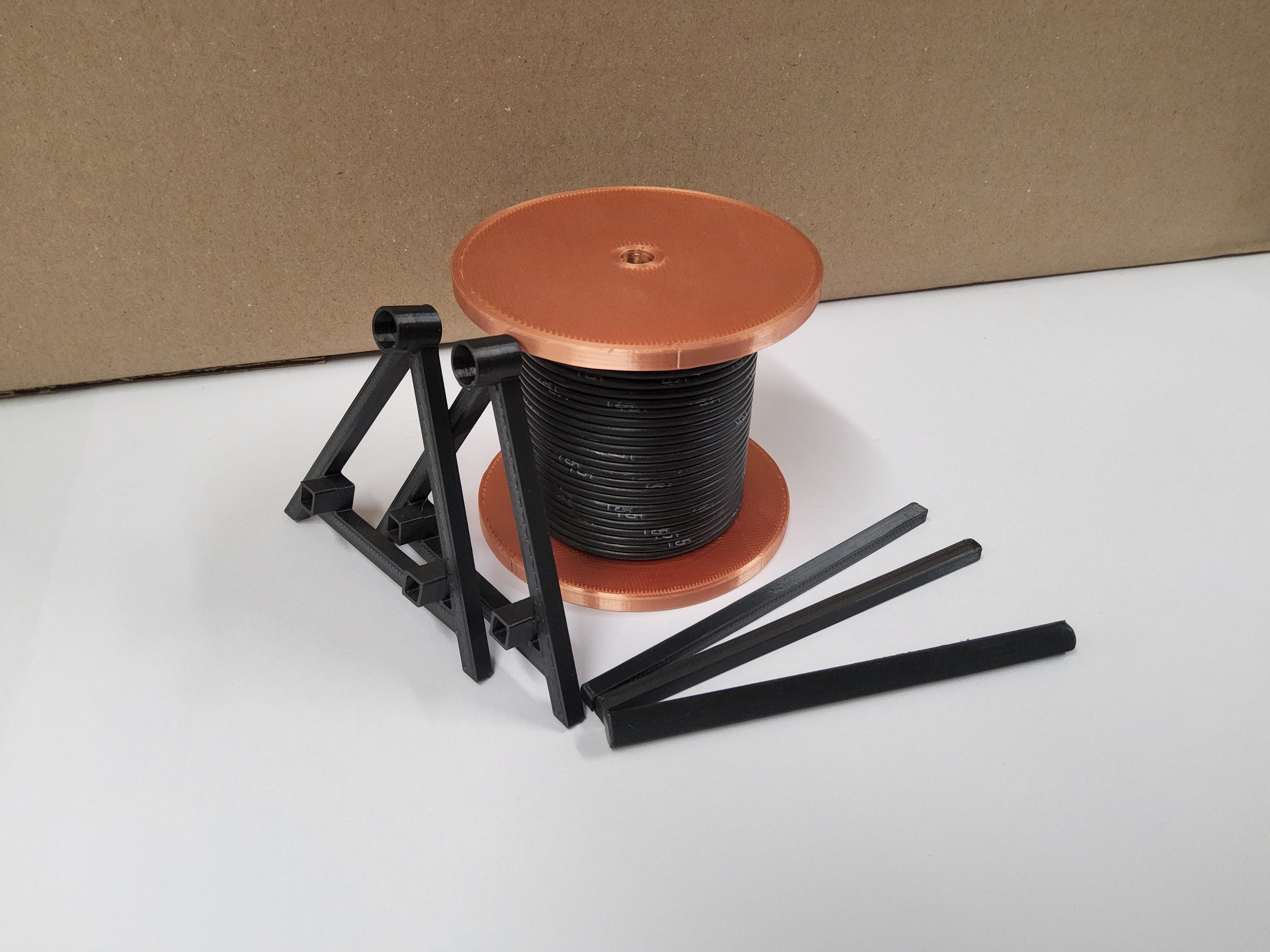 Decorative cable spool