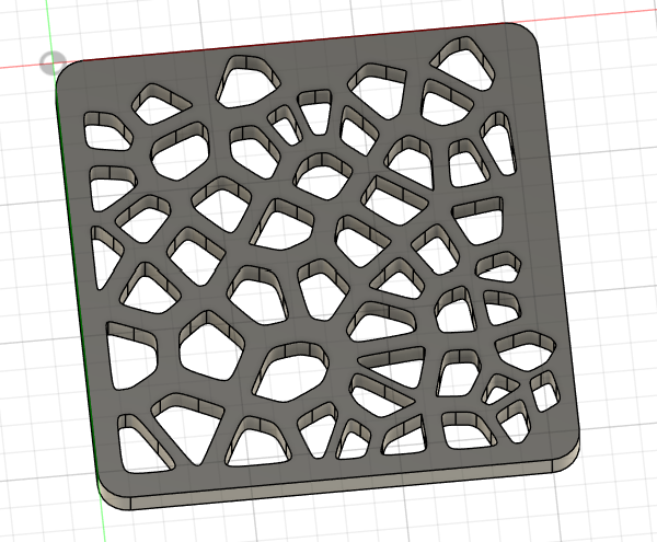 Square voronoi Coaster