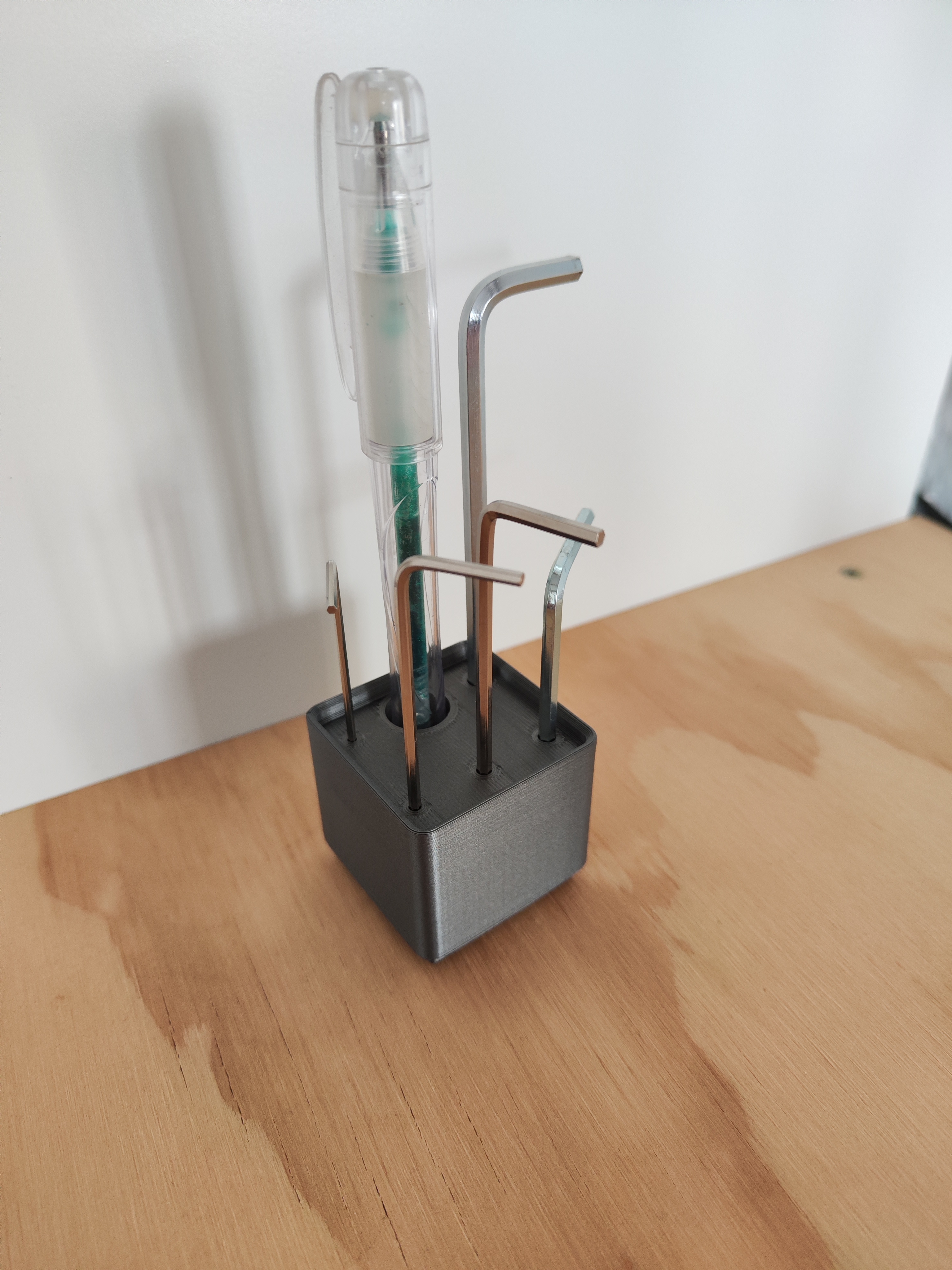 Gridfinity Toolholder Hexkeys+Pen