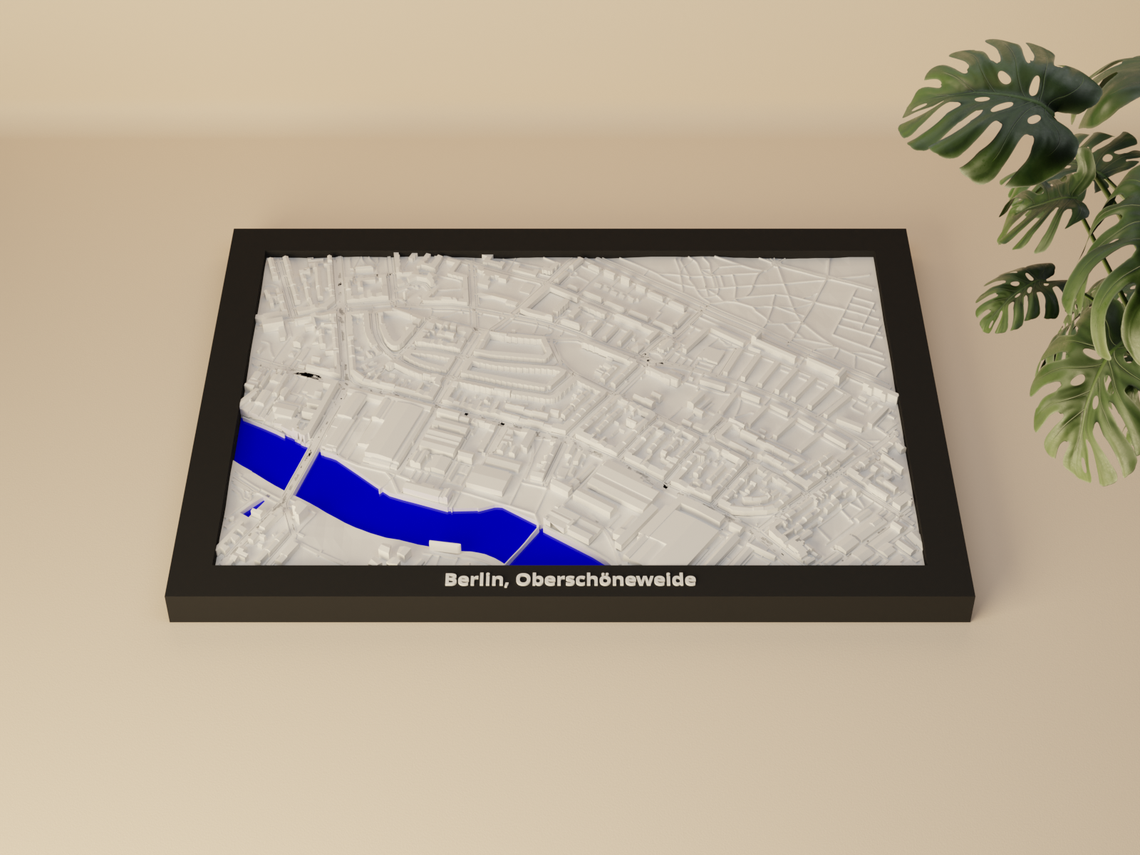 Berlin, Oberschöneweide, Germany - 3D Miniature