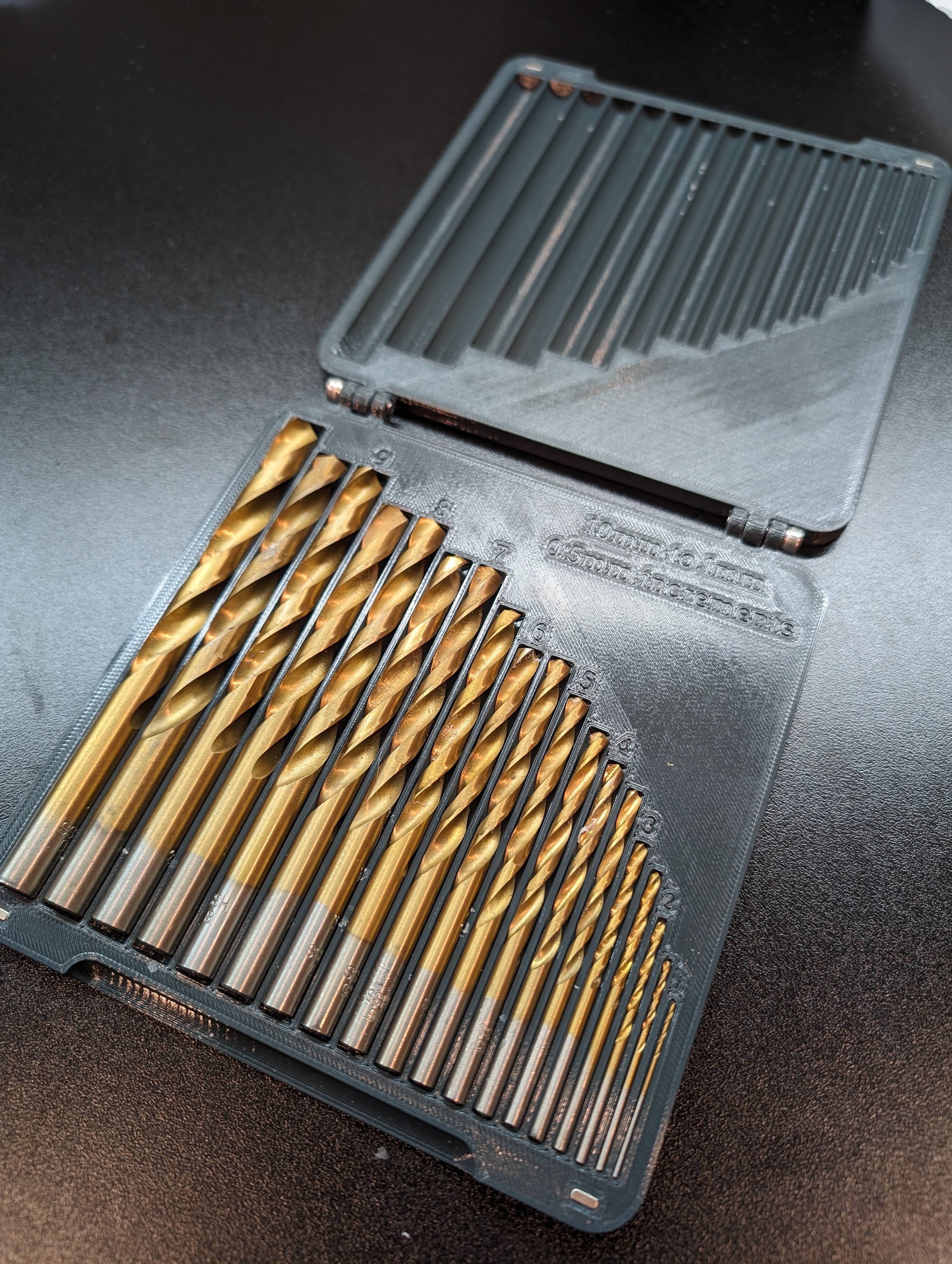 Metric Drill Bit Case