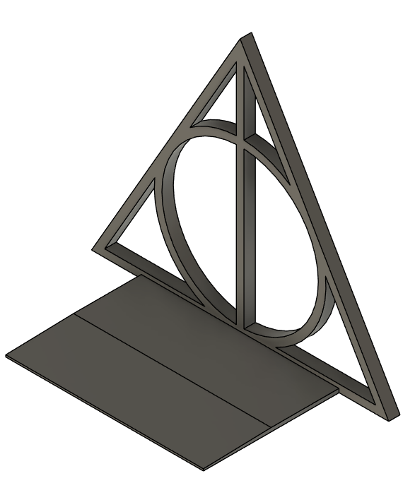 deathly hollows bookend