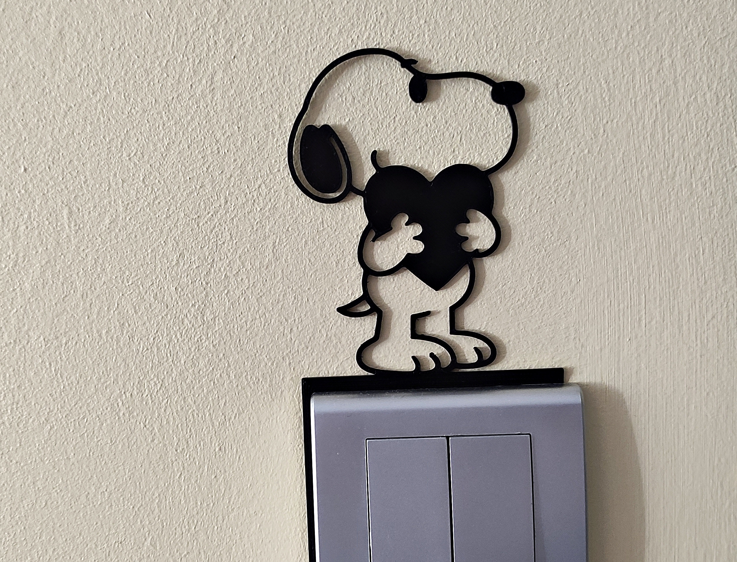 Snoopy Light Switch / Outlet Decoration - Model 38