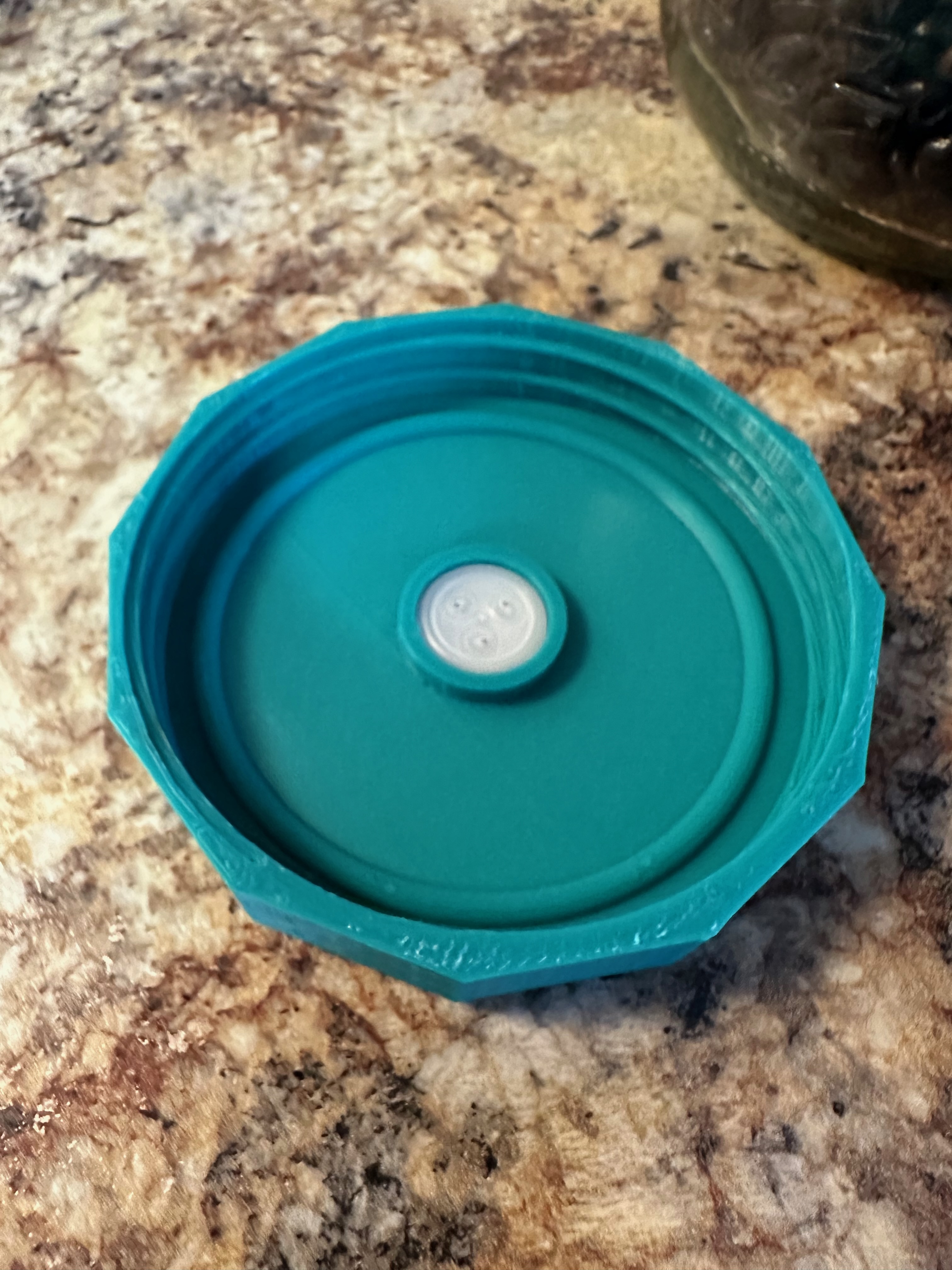 Wide mouth jar lid with degassing valve (Mason Jar) by threedjd Download free STL model