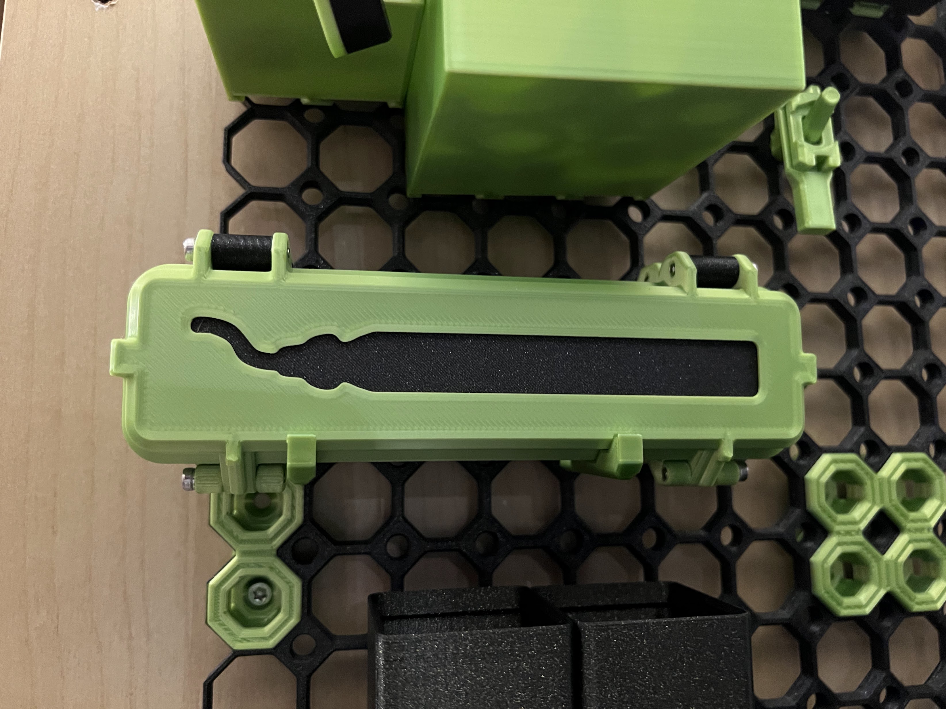 Miniatura 2 do modelo 3D Multiboard holder for Deburring Tool Case 150mm