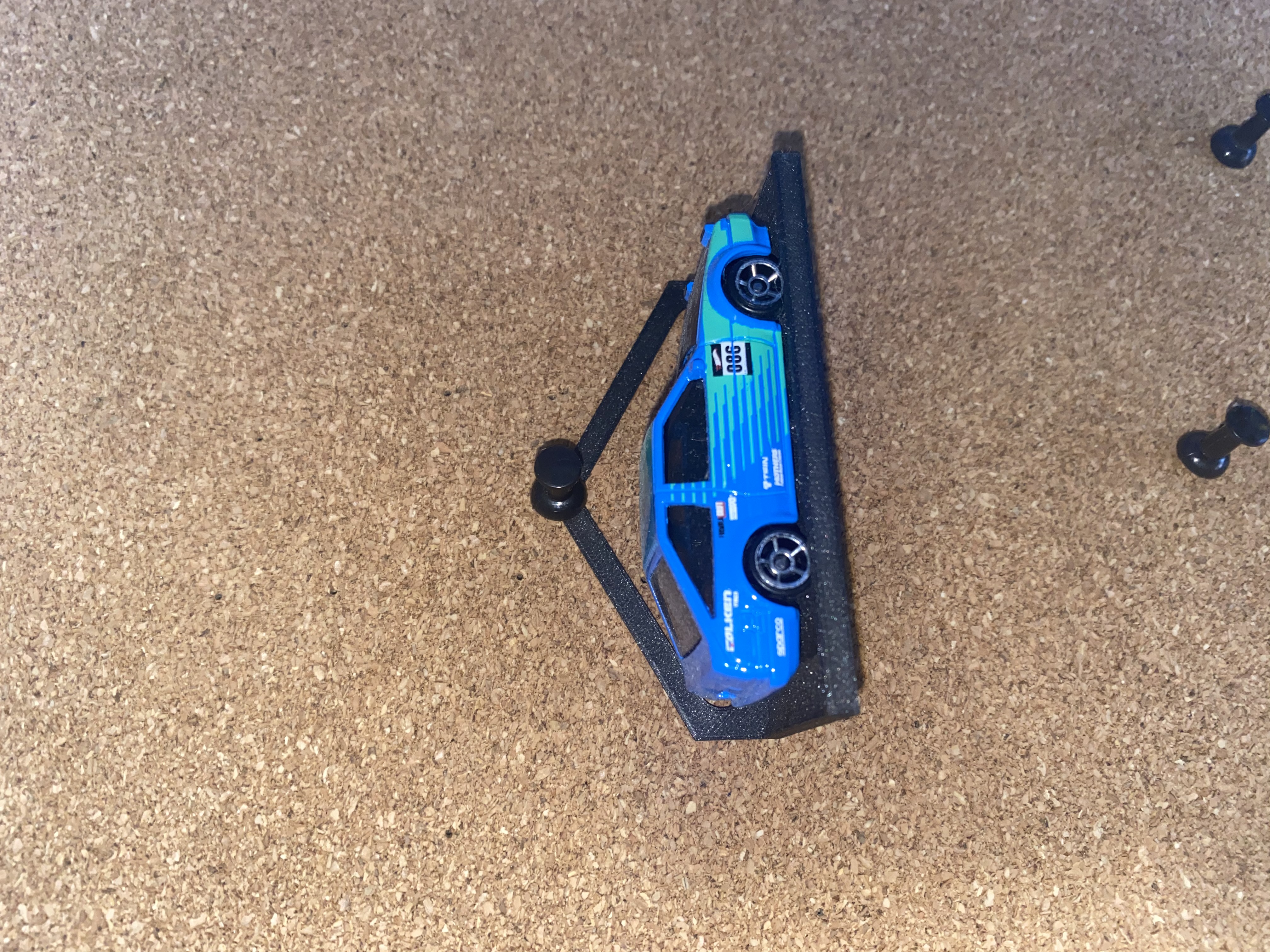 Hot Wheels Cork Board Shelf