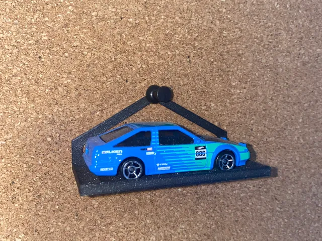 Hot Wheels Cork Board Shelf