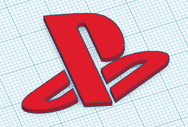 PS5 Logo from Controller Headset Stand File