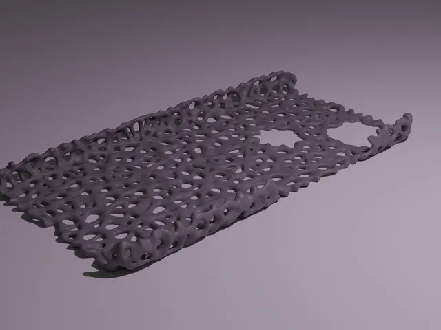 Voronoi Pixel 4a case (PETG)