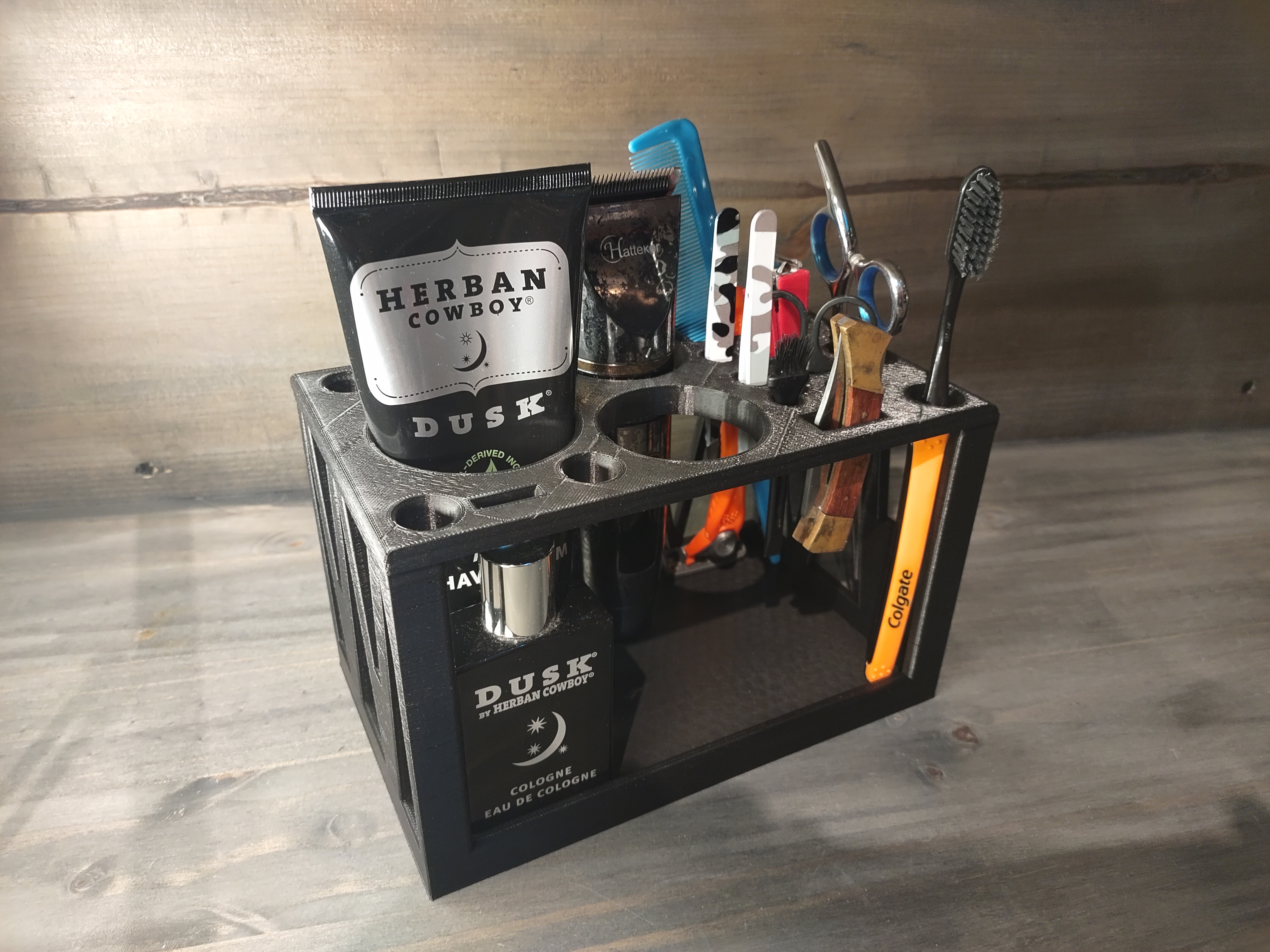 Bathroom Organizer for Sink Stand or Office Shaver Stand Toothbrush Holder
