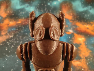Rahtro 3.75 inch Articulated Action Figure Space Robot Alien Planetary Explorer Modules Elektrobot Dan Dare Mekon