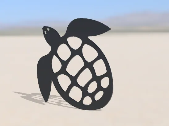 Simple Voronoid Tortoise Template