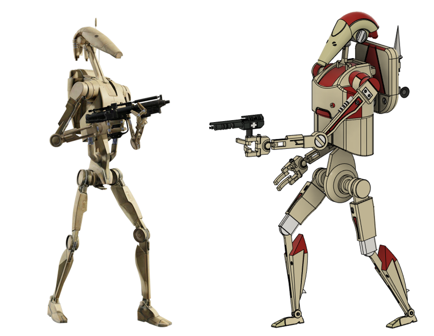 Star Wars B1-series Battle Droid (Open Project) By Hesed | Download ...