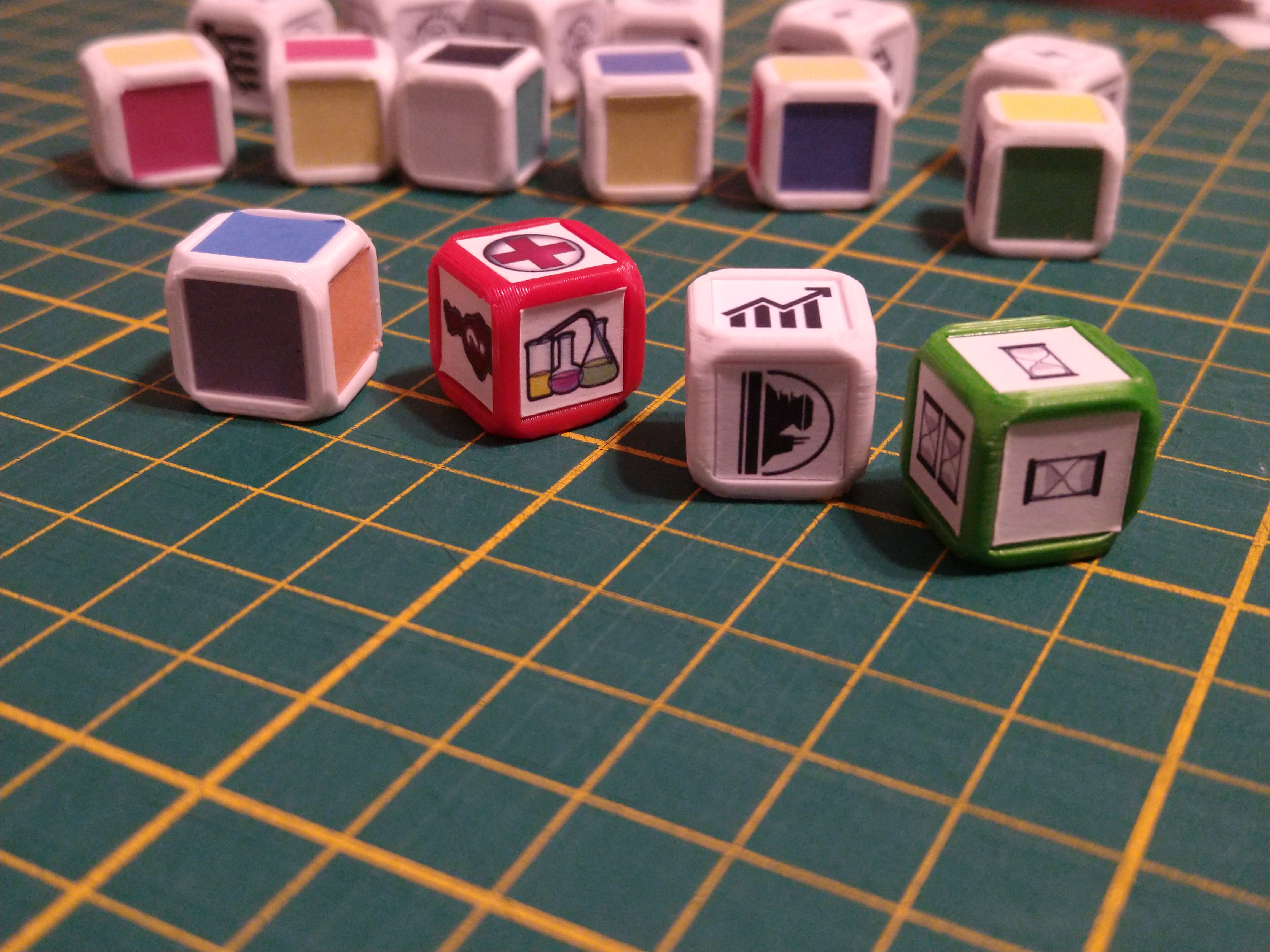 D6 Dice for PnP Stickers