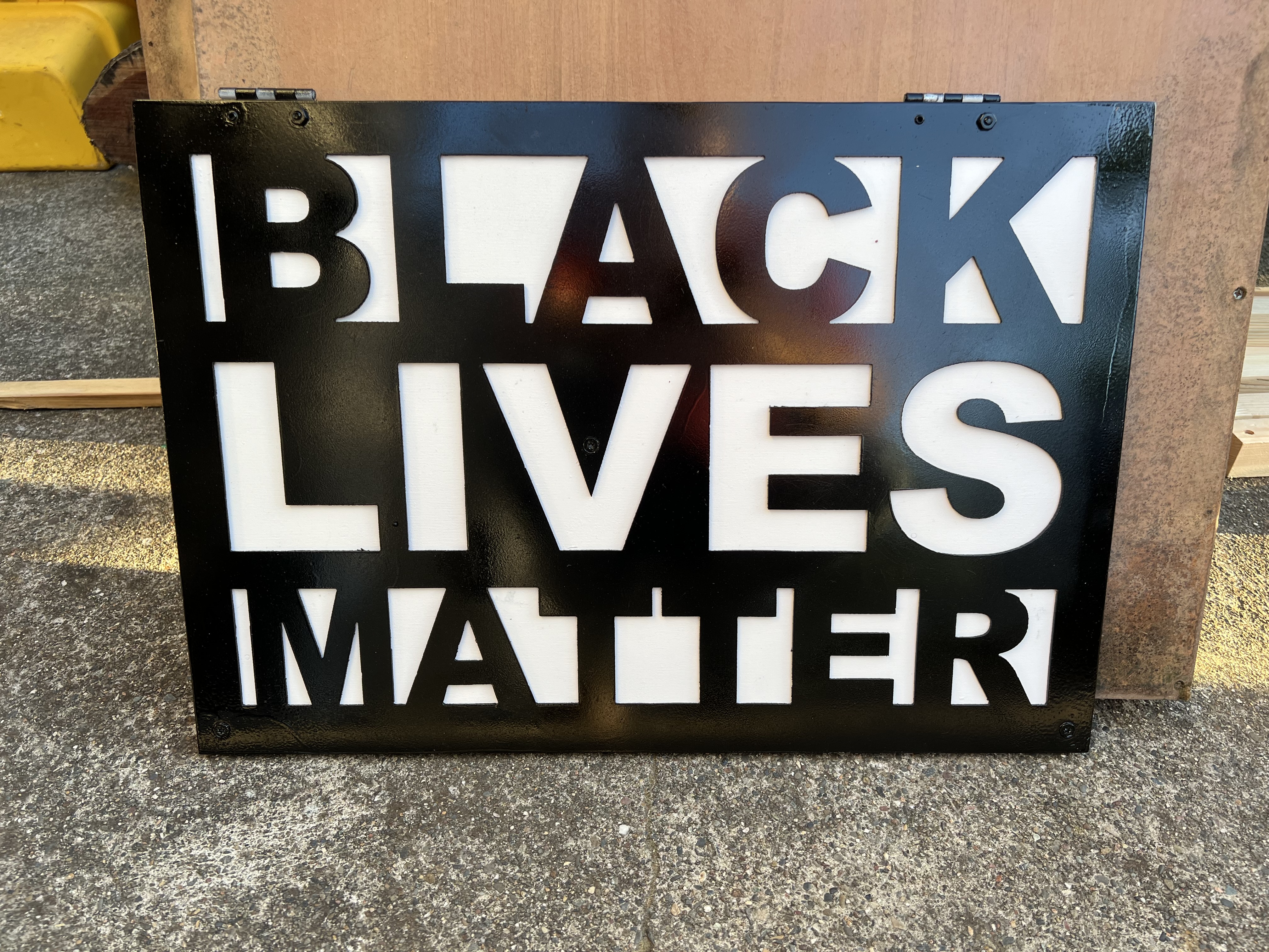 Black Lives Matter stencil for PlasmaCutter/CNC/Printer