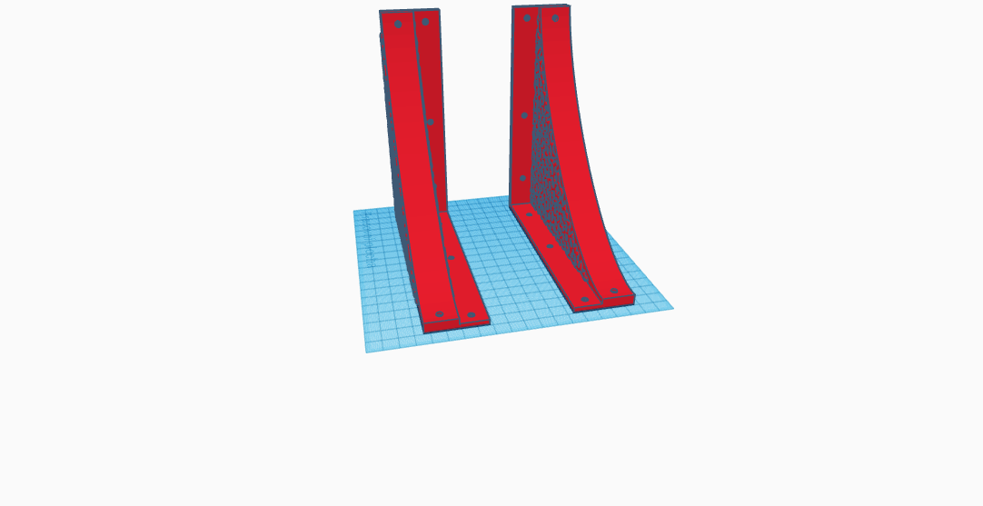 Miniatura 2 do modelo 3D Shelf Bracket Voronoi