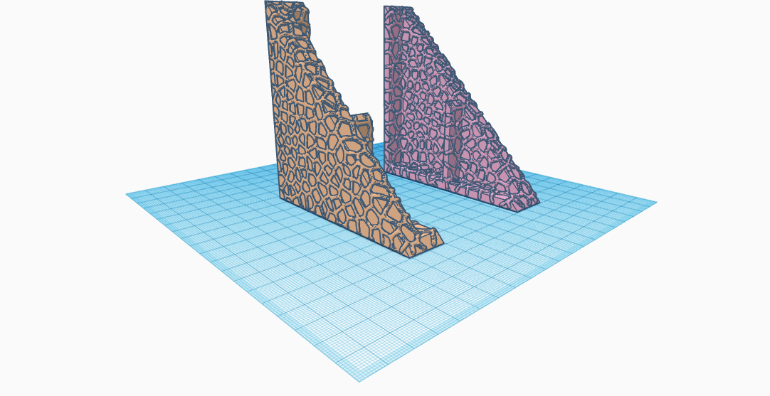 Miniatura 3 do modelo 3D Shelf Bracket Voronoi