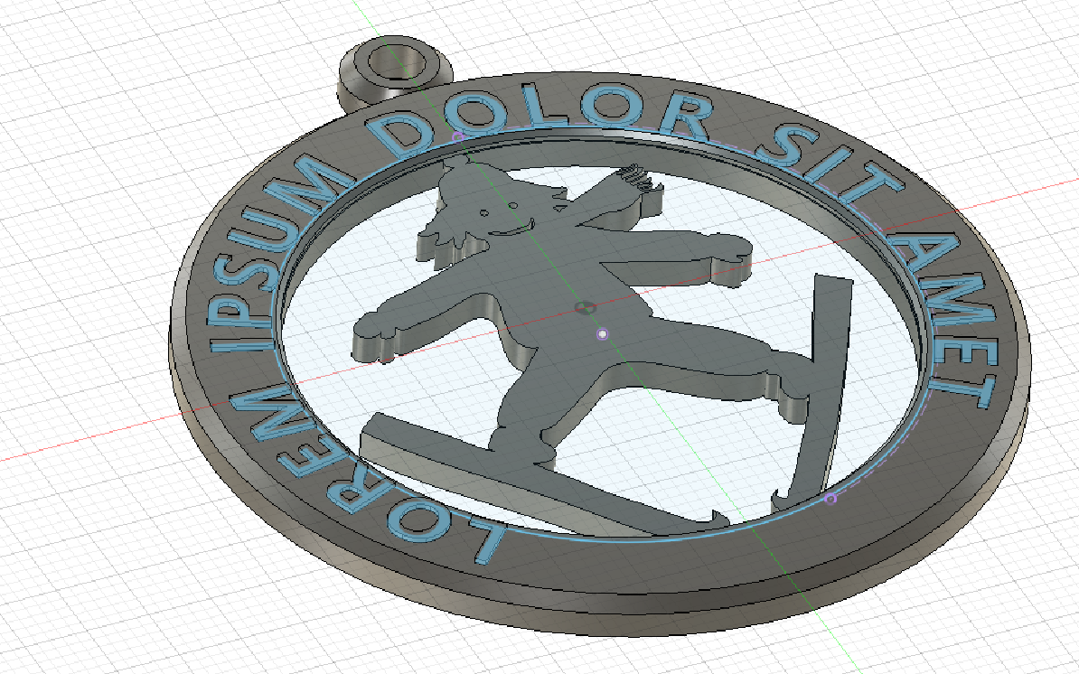 Medal for skier