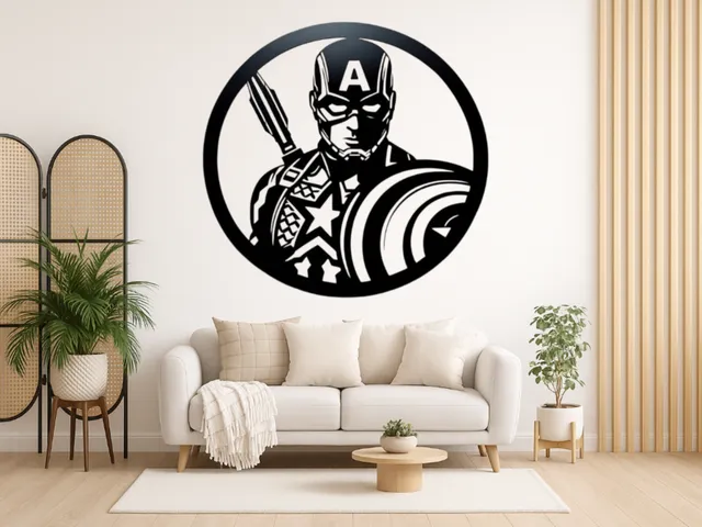 WallArt - Marvel Captain America