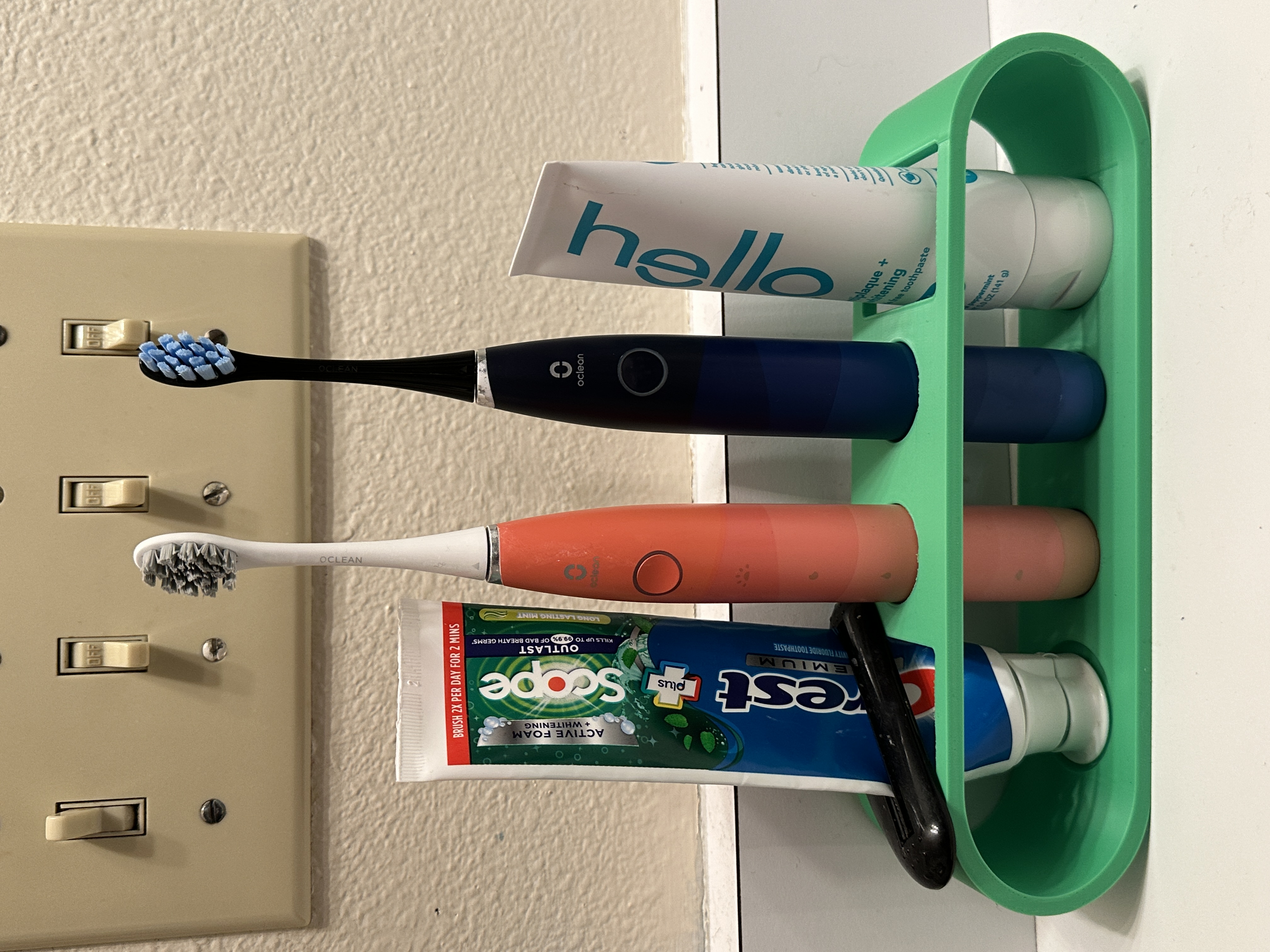 Electric Toothbrush Countertop Stand