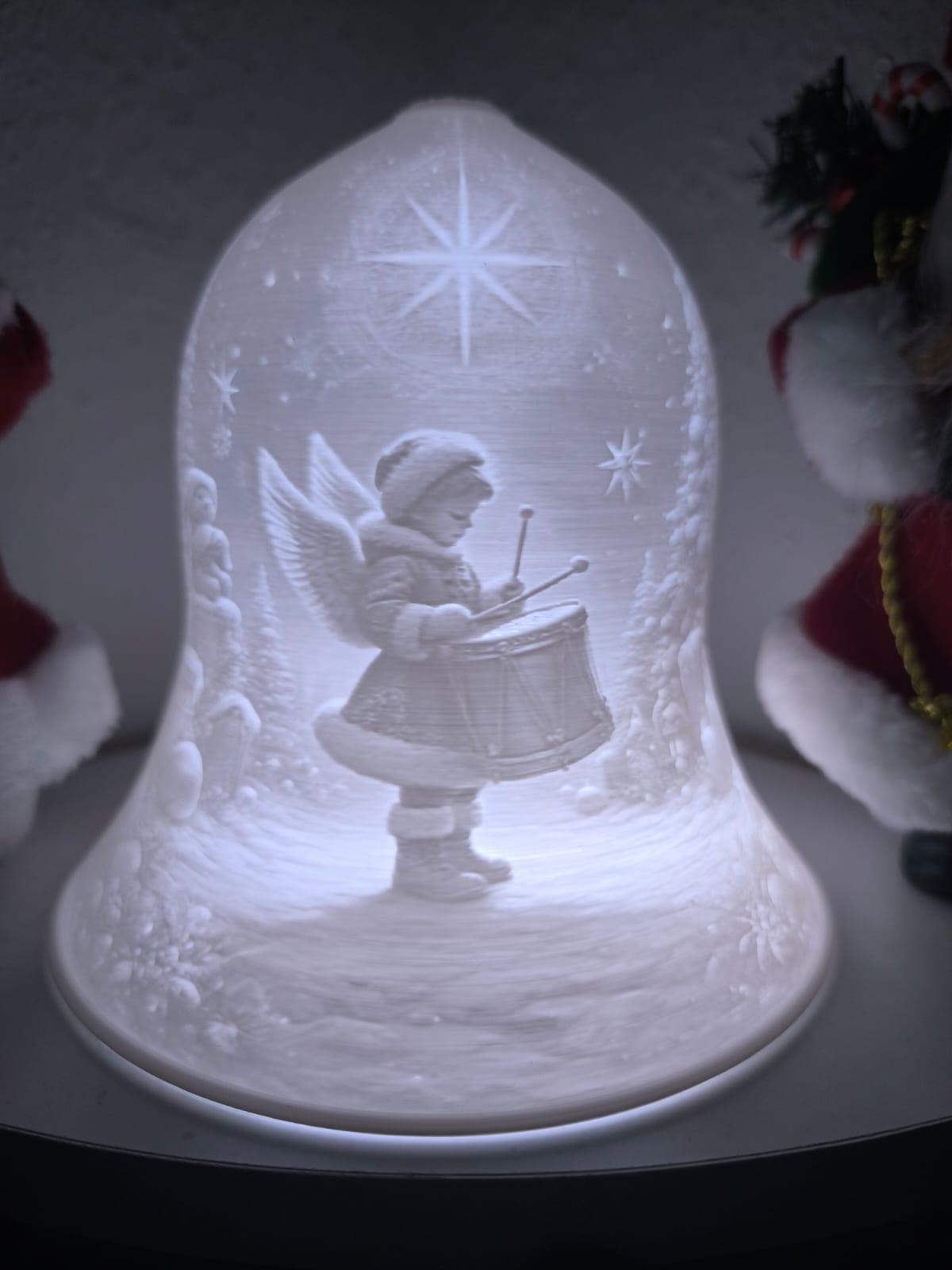 Lithophane Drummer Girl