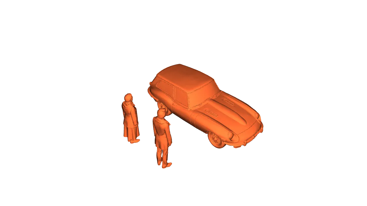ミニカーシュコー ジャガー Eタイプ Harold and Maude 1/12 ミニカー
