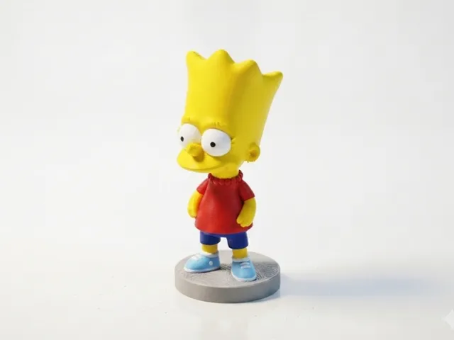 Lisa Simpson Figurine Cartoon Character 3D Printable