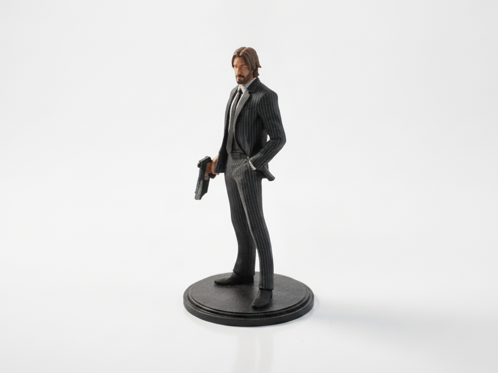 John Wick Figurine Movies & TV Collectible 3D Printable