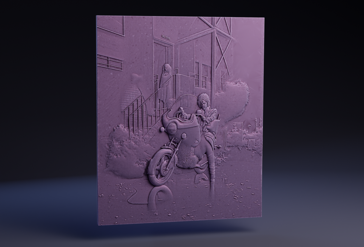 Purple Rain Album Cover 3d Plaque