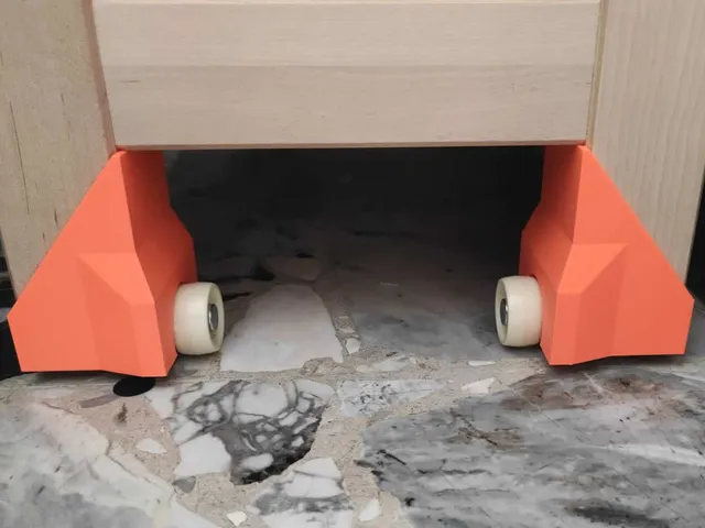 IKEA NORDEN Table Caster Wheel Holder – Non-Destructive, No Drilling Required