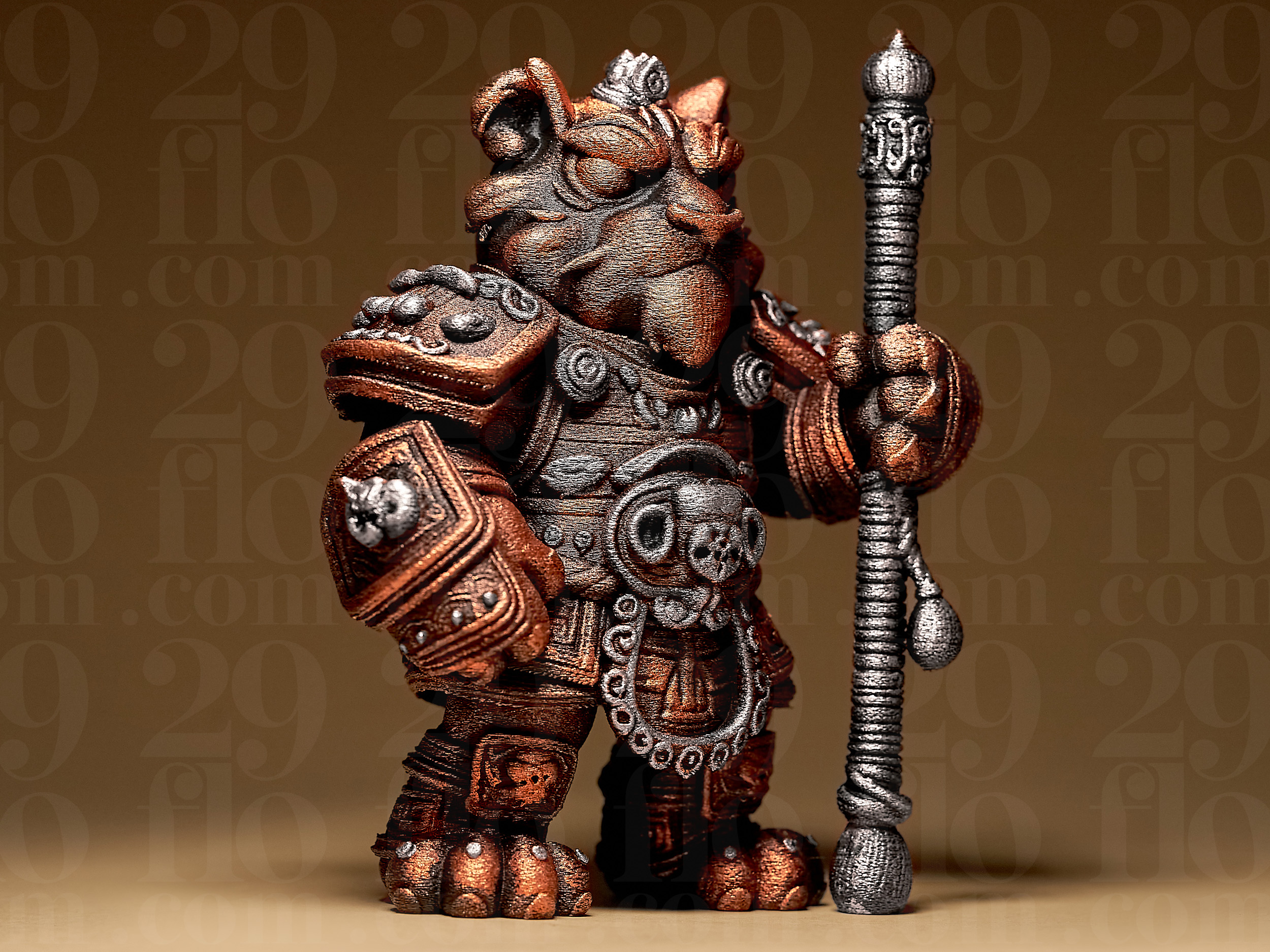 [4/4] Warrior Minis - TIGER
