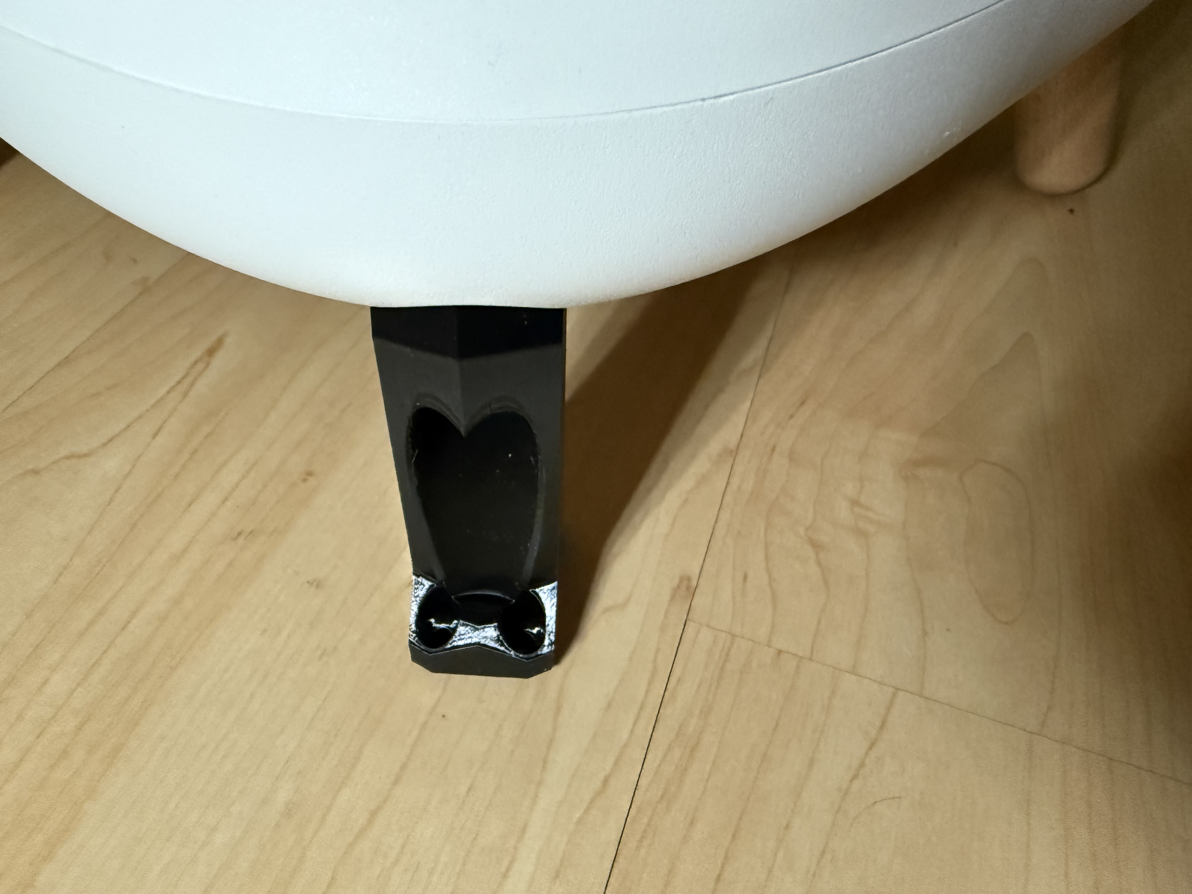 Replacement foot with screw holes for Smart Air Sqair/Smart Health S Air Purifier