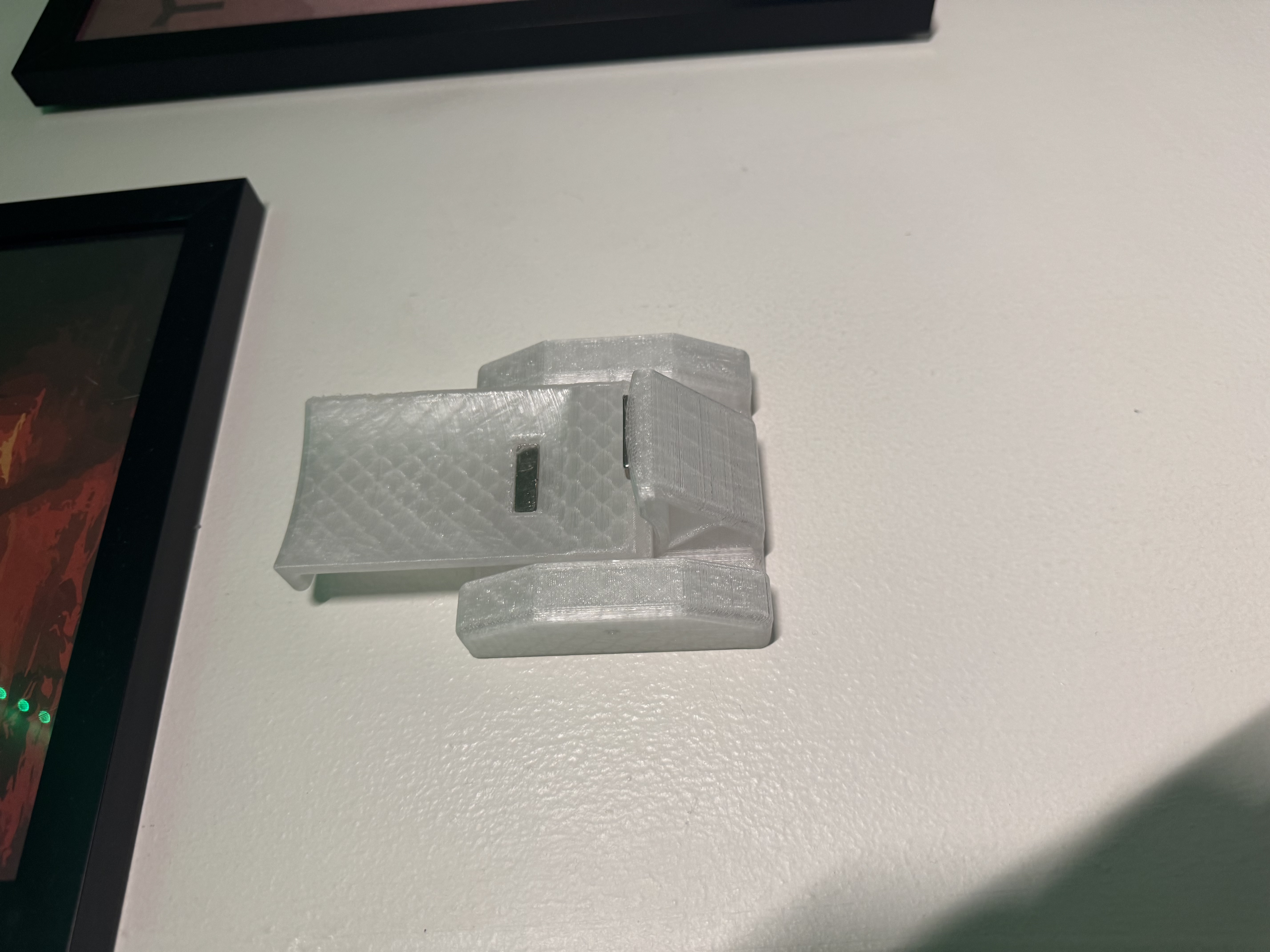 Wall Mounted Flip Down Headphone Holder