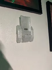 Wall Mounted Flip Down Headphone Holder
