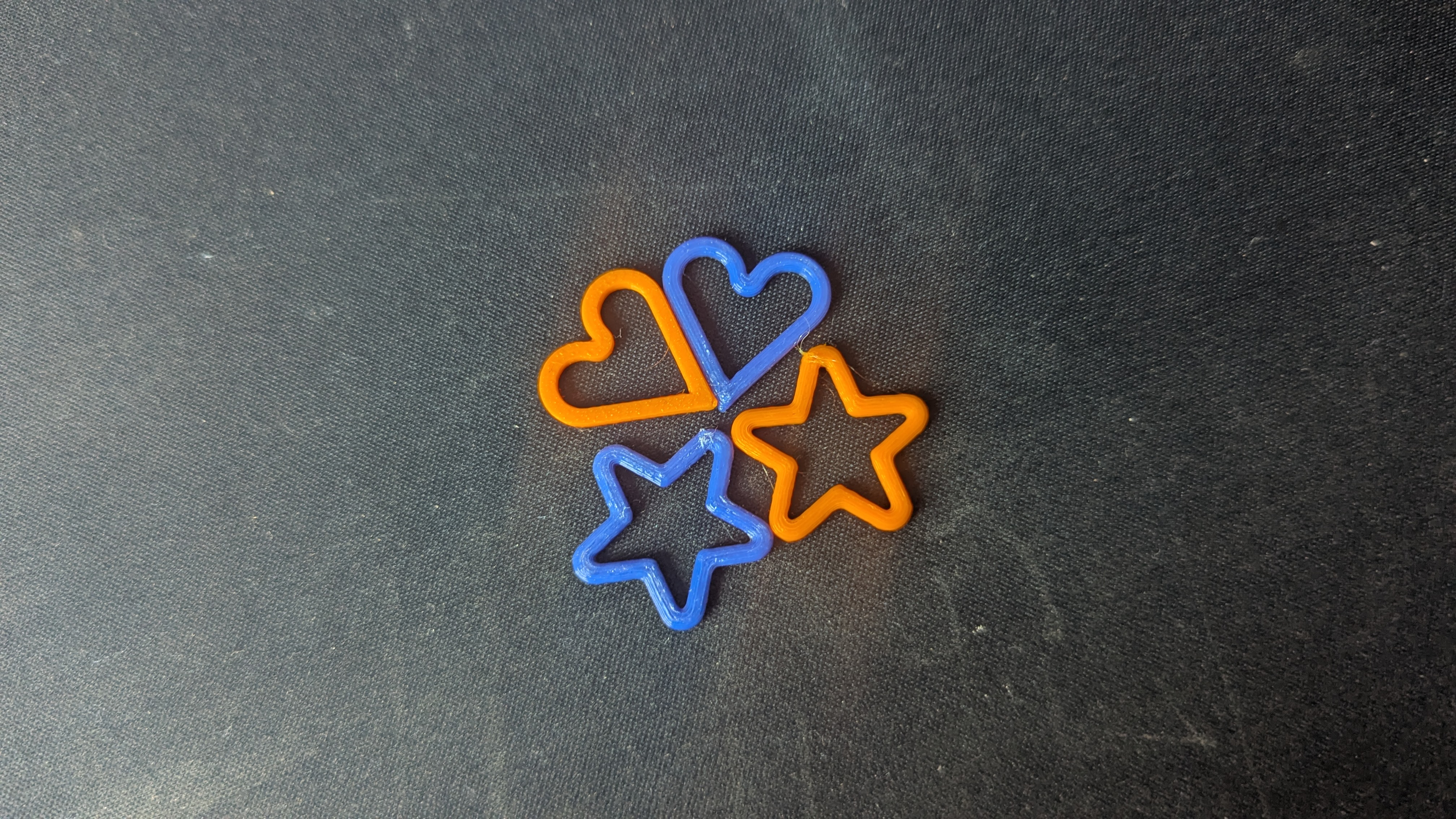 earring hanger star and hart